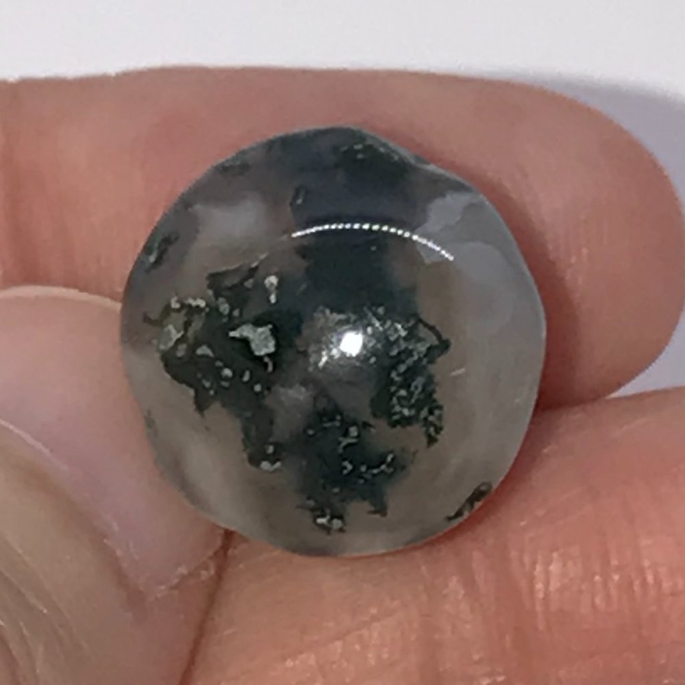 Moss Agate Cabochon Pins